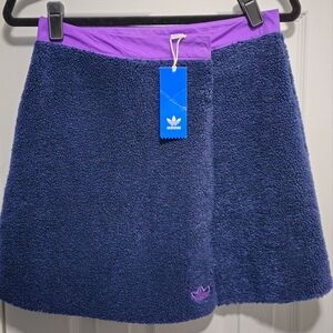 Fluffy adidas skirt
